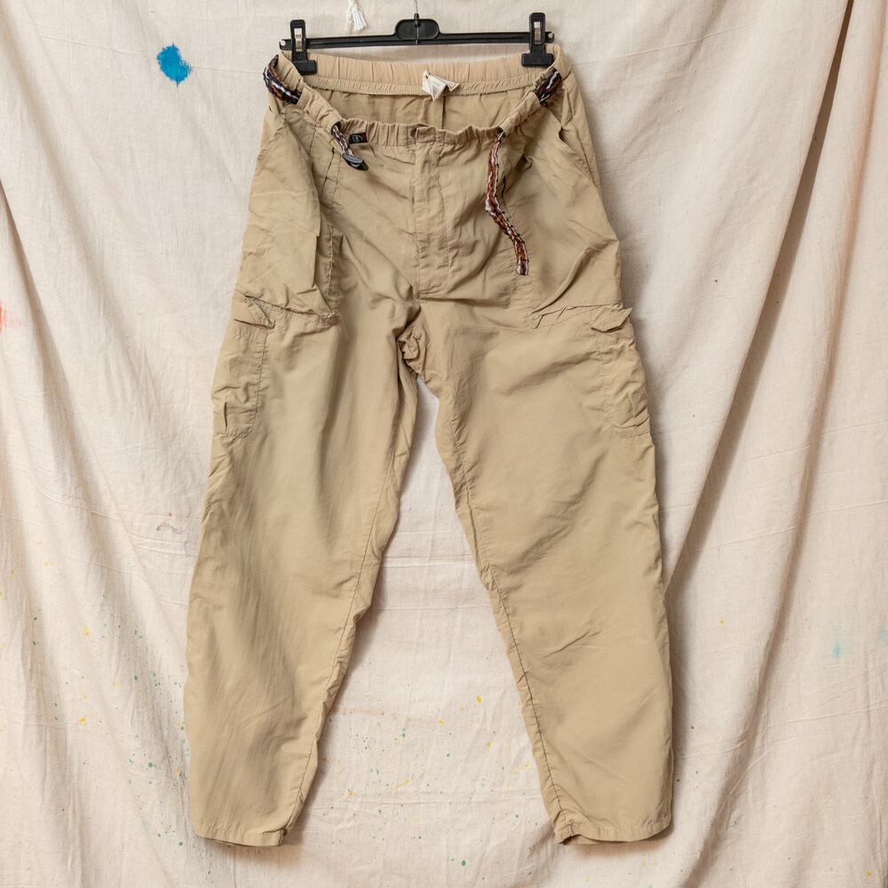 Vintage L.L. Bean Sportif Hiking Active Pants Size Large Nylon Built-in Belt